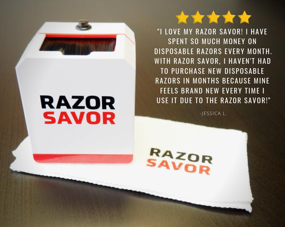 Words right from the mouth of a happy customer. Thank you, Jessica, for this awesome review. We appreciate it! ⭐️⭐️⭐️⭐️⭐️

#saveyourrazor #RazorSavor #razorsaver #moneysaver #savemoney #savetime #cleanshave #giftidea #shaving #menwhoshave #grooming #healthandbeauty #shave #review
