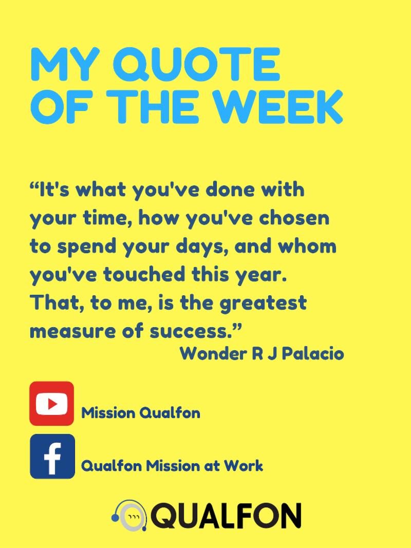 QualfonFTC's tweet image. #Quoteoftheweek #Qualfon #communicationatwork