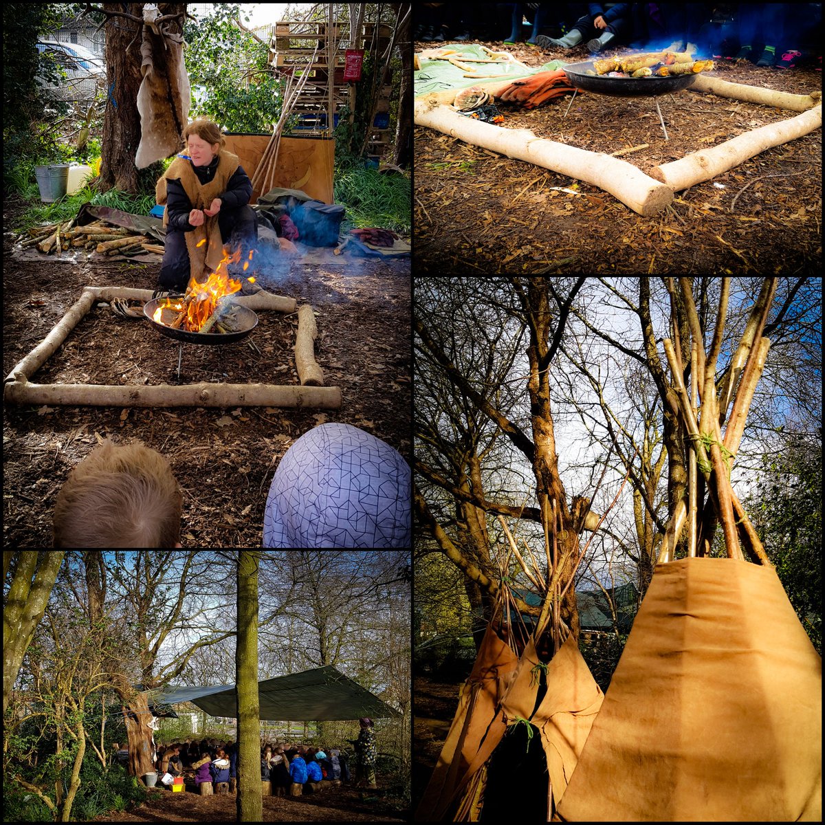 TimSimpkins's tweet image. We were really pleased to be invited back to St Stephen's Junior School in Soundwell today. The weather threw everything at us, but it didn't put off the 'wanna be' Stone Age people. Good effort everyone! We were impressed not only with your enthusiasm, but also your resilience.