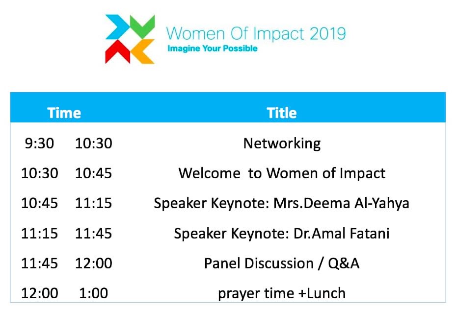 Join Cisco Saudi Arabia for Women of Impact tomorrow! #WOI2019 #WeAreCisco