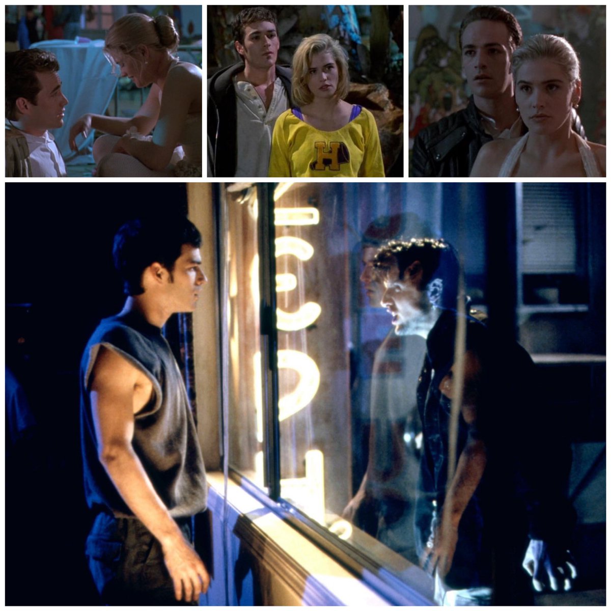 HorrorMovieCast's tweet photo. So sad to hear about Luke Perry’s passing. Additionally tragic that he was having a resurgence due to @CW_Riverdale. Horror fans will always remember him for his role of Pike in @Joss Whedon’s original Buffy the Vampire Slayer w/ @KristySwansonXO + @DavidArquette. Rest In Peace. https://t.co/wbP8seGqsd