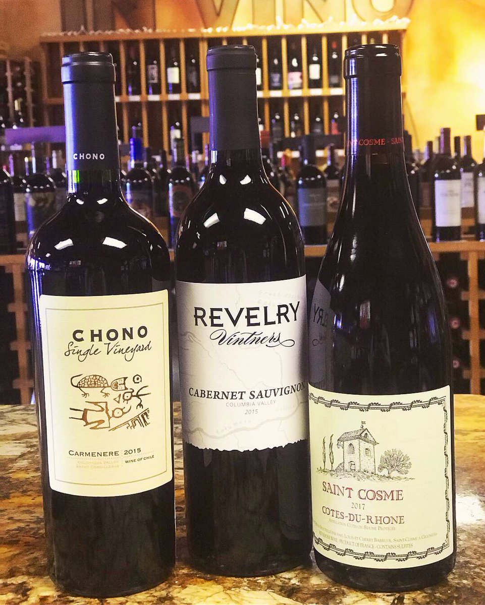 invinowines's tweet photo. Good afternoon In Vino Fam! 😄

We have a wonderful new tasting for you this week that features a new wine! 

•St. Cosme Cote du Rhône 😍

Stop on by to try it out for yourself or to enjoy your own favorite! 🍷

Cheers! 🥂 https://t.co/Q70rn72zPS