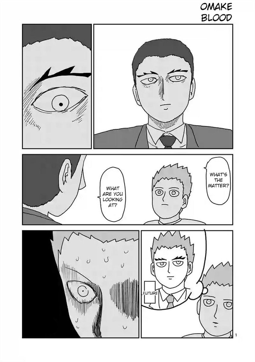 Shou being afraid of ending up with his dad's eyebrows is THE funniest omake 