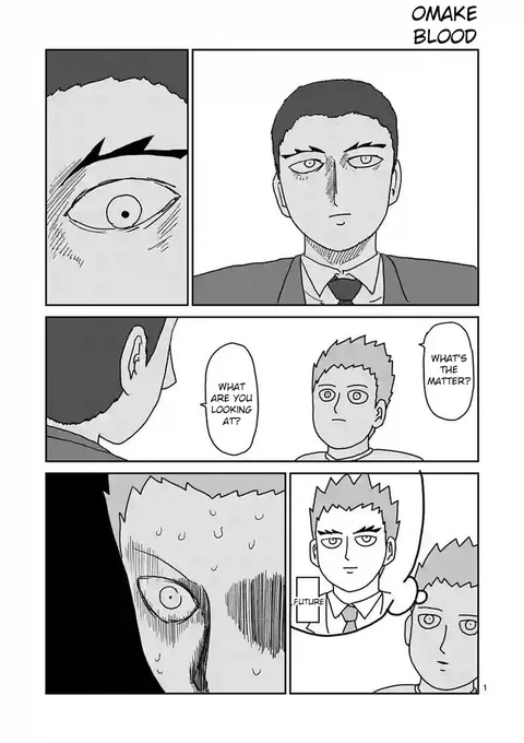 Shou being afraid of ending up with his dad's eyebrows is THE funniest omake 