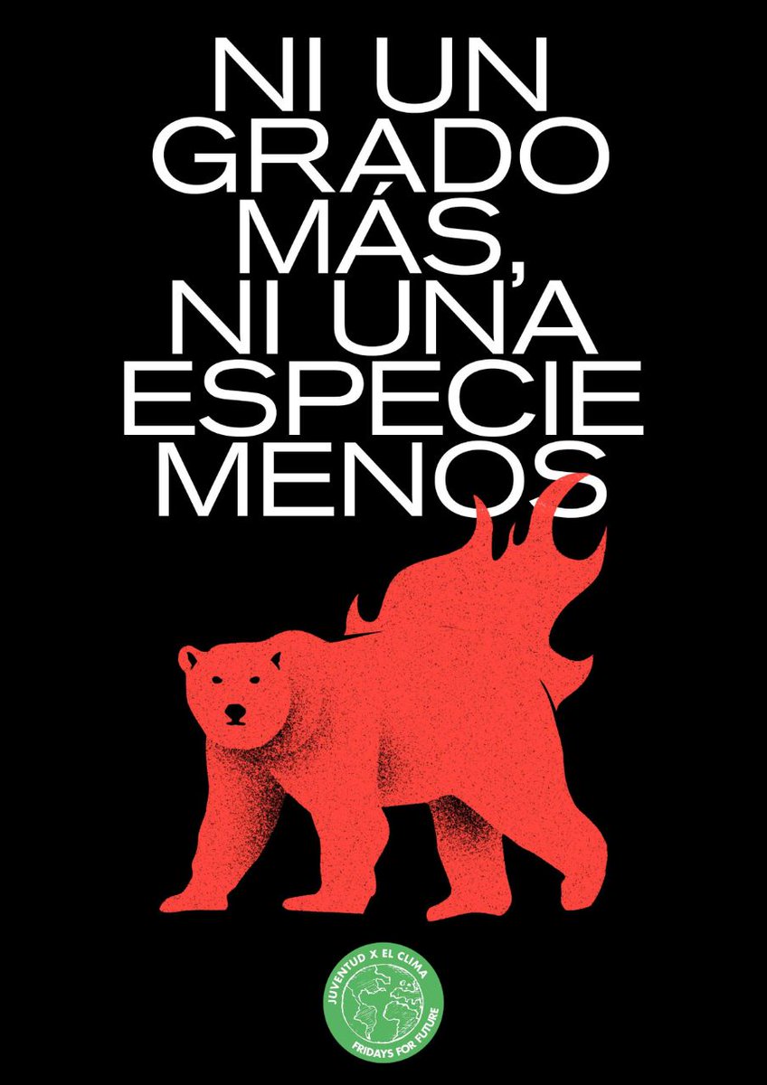 fridayformadrid's tweet photo. Ni un grado más, ni una especie menos. 
Queremos un futuro dónde nuestras hijas vean las mismas especies que nosotras. 
#FridaysForFuture https://t.co/ChT6XCH1fP