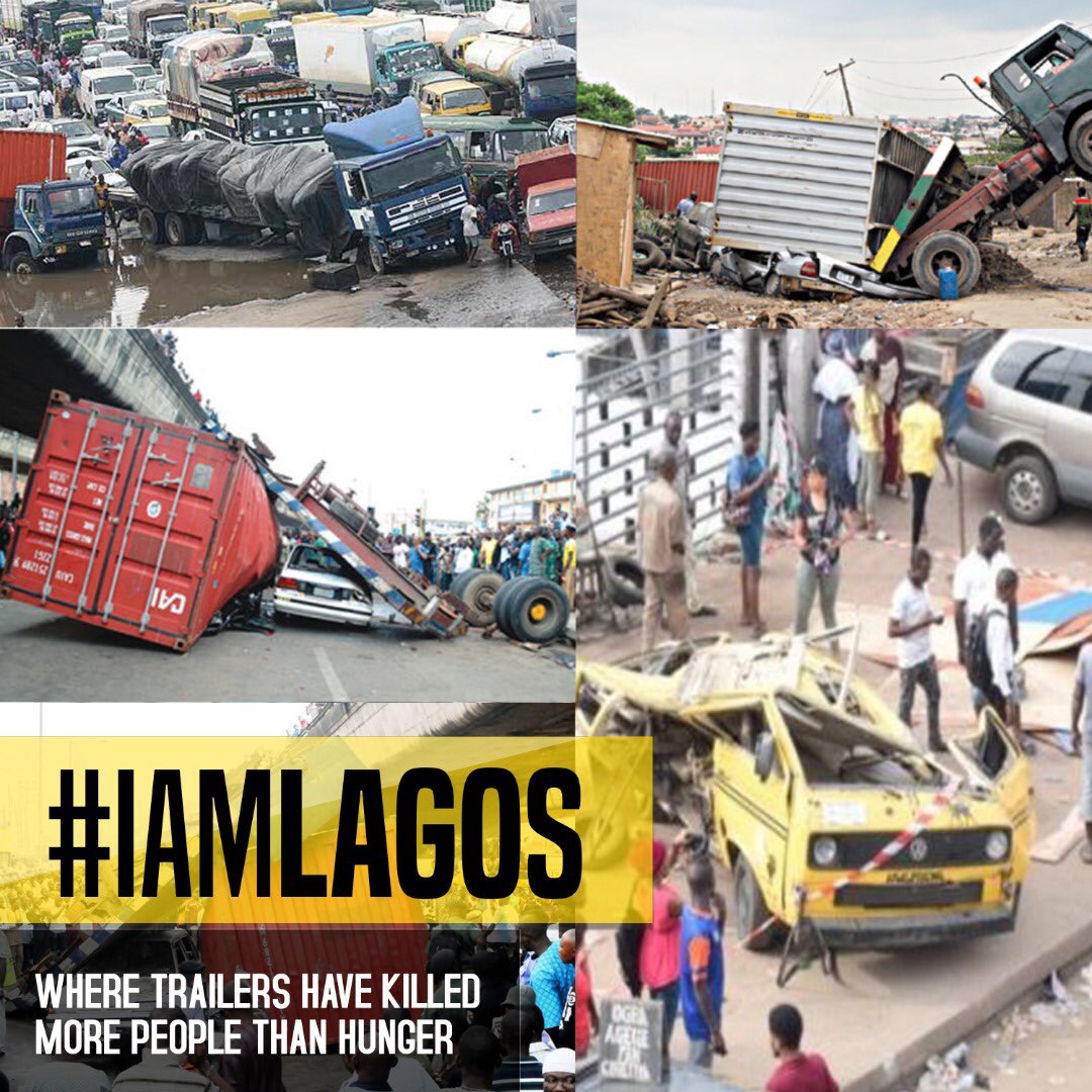 mp_maniac's tweet photo. Trailer/Truck Accidents have Claimed More Lives.... they Park like the own the roads and are not questioned because all the Government want is Money
#IAmLagos https://t.co/JG7MIyCqAs