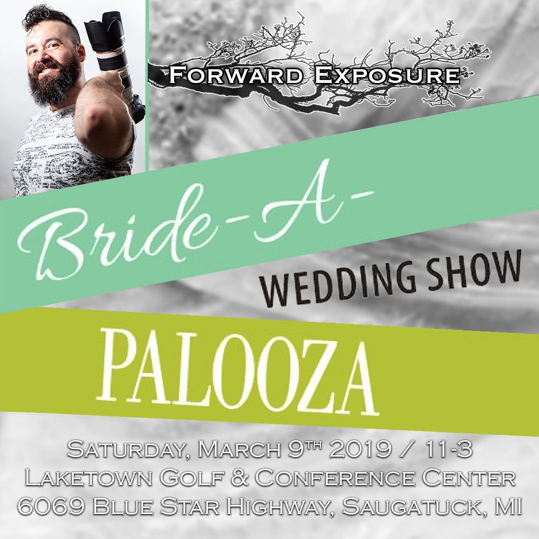 ForwardExposure's tweet photo. Recently #engaged? Join @forwardexposure Saturday March 9th from 11-3 for the Bride-a-Palooza wedding show at the Laketown Golf & Conference Center in Suagatuck, MI.
#forwardexposure #weddinds #bridalshow #photography #photographer #professional #artist #loveisintheair #memories https://t.co/4pFDLpt4S7