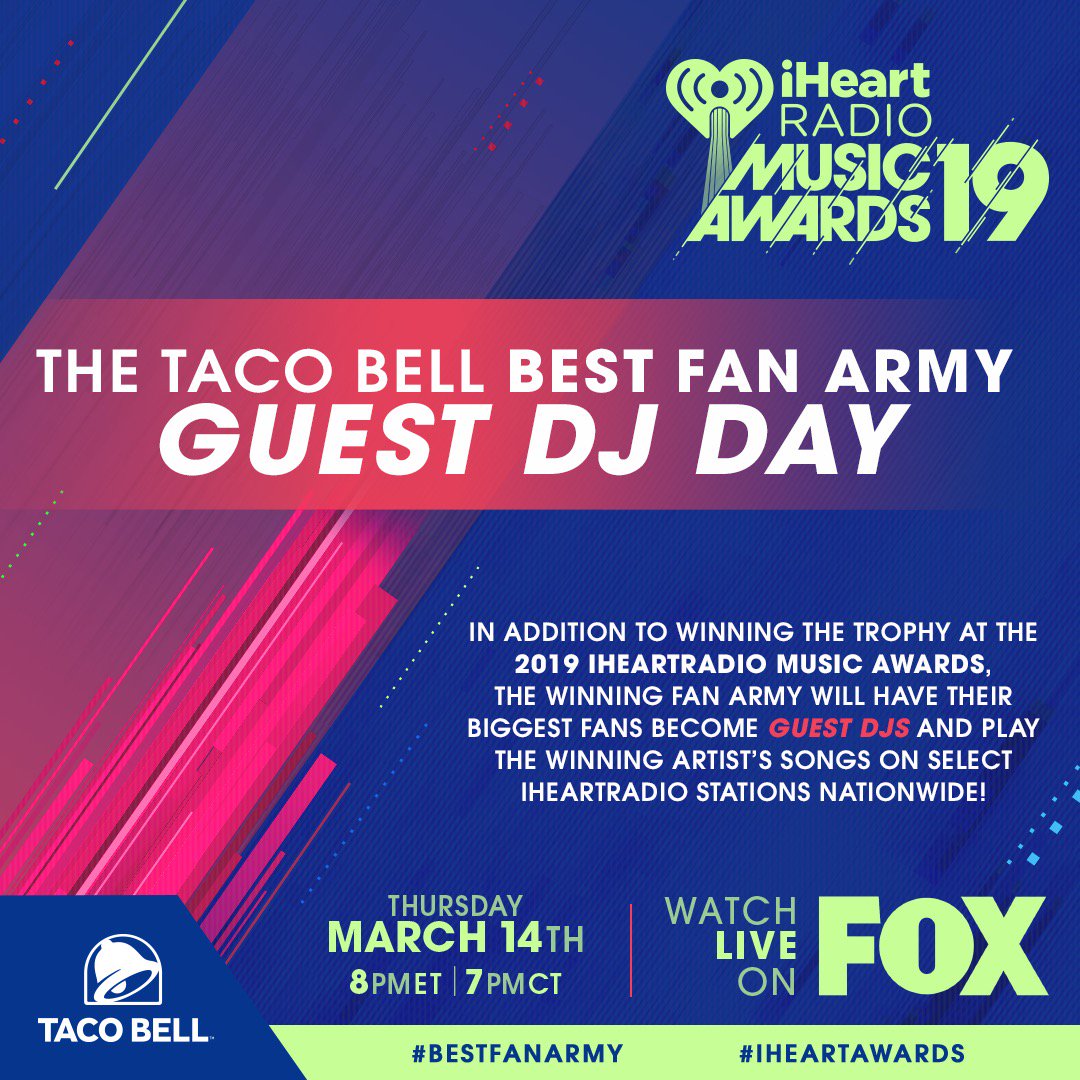 CamilaAccess's tweet photo. Today is YOUR day to vote vote vote for #BestFanArmy 💪 

#iHeartAwards #Camilizers https://t.co/d0N01Wgm2r