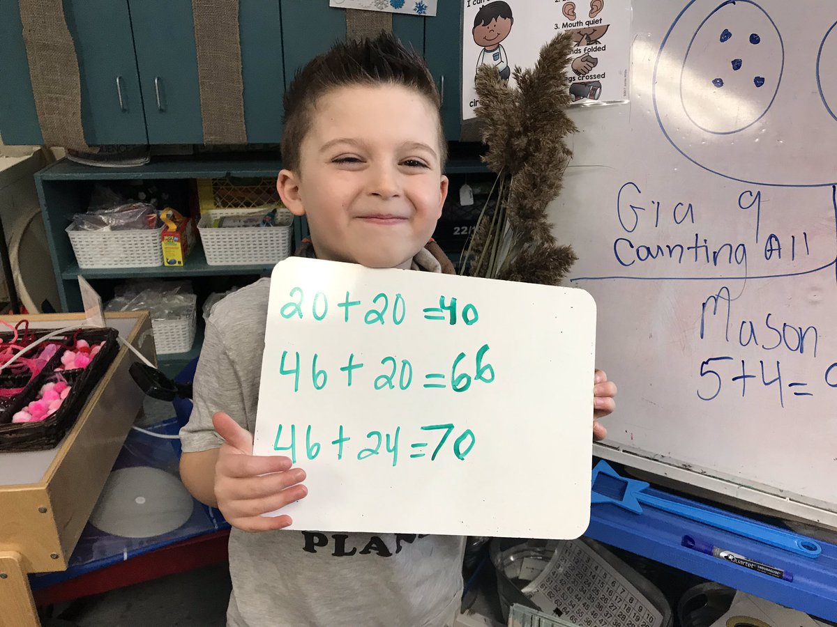 jenna_cowell's tweet photo. Today’s number talk superstars worked hard to count the dots or subitize and make addition sentences @LPSStormWatch! #kindergartenmatters #positivedisposition #teachingthefundamentals https://t.co/q2UJJ3yHsI