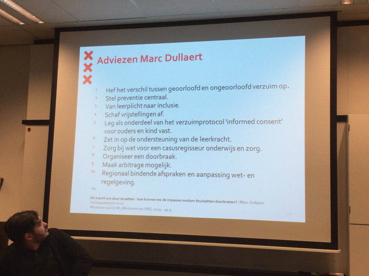 calixte_veerman's tweet photo. #JGZ refereeravond over #vrijstelling leerplicht en #thuiszitters. We sluiten ons volmondig aan bij de adviezen van ⁦⁦@marcdullaert⁩. Vooral het afschaffen van vrijstelling en aanpassing van wet- en regelgeving zijn ons uit het hart gegrepen. Onderwijs voor alle #kinderen. https://t.co/JOhcwXNIQl