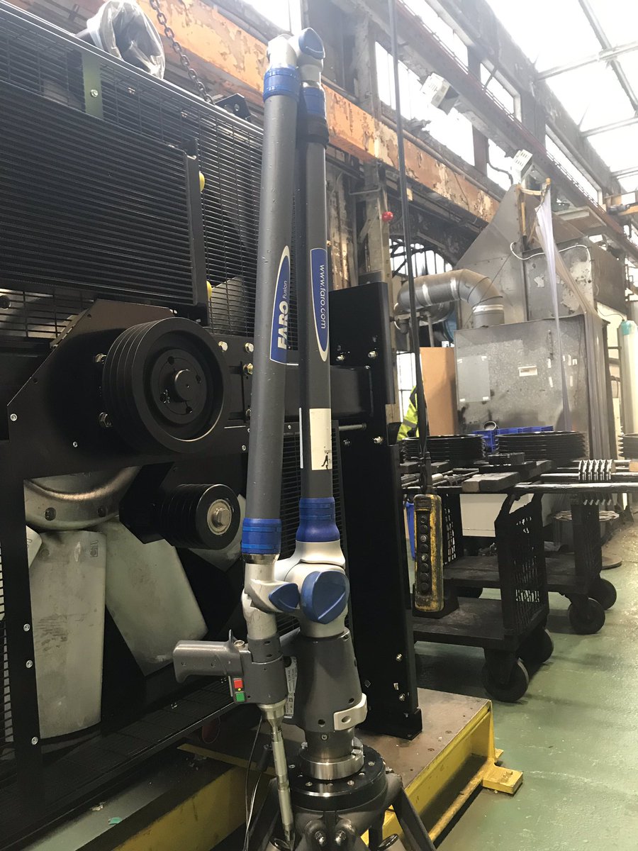 3D_Jase's tweet photo. Today’s Task! Measuring giant radiators to drawings using our 12’ Faro Prime and probe extension kit.
#drawing #radiator #measurements #3dscantech https://t.co/dgBer2bZz2