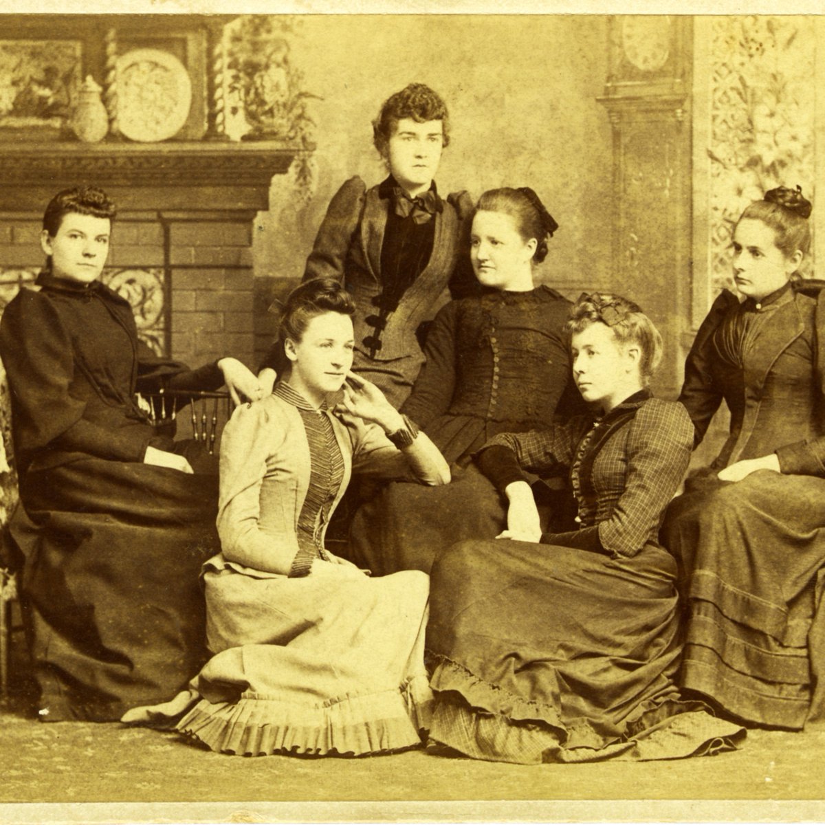 RISD was founded in 1877 by Helen Adelia Rowe Metcalf and nurtured by a small group of women more than 40 years before women in America gained the right to vote. Pictured: class photo from 1892 #RISDFoundersDay #RISDServes #RISDGives
