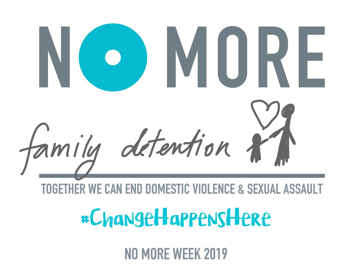 Follow <a href="/NOMOREorg/">NO MORE</a> for more info on #NOMOREWeek #ChangeHappensHere #DontStandBy