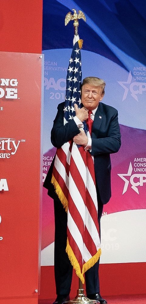Steverocks35's tweet image. If you saw your uncle doing this you’d stage an intervention and have him committed #CPAC2019