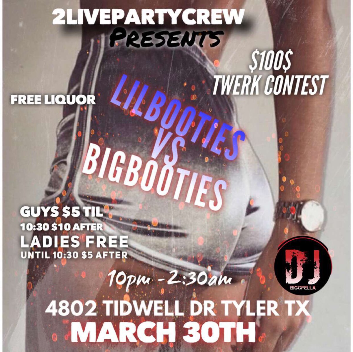 YfnPablo23's tweet photo. March 30th
#LilBootiesVsBigBooties
$250 TwerkContest
#2LivePartyCrew
#tjc19 #tc #tvcc #Navarro2019 #jcc19 #Sfa #wiley19 https://t.co/0JrWFYJBV6
