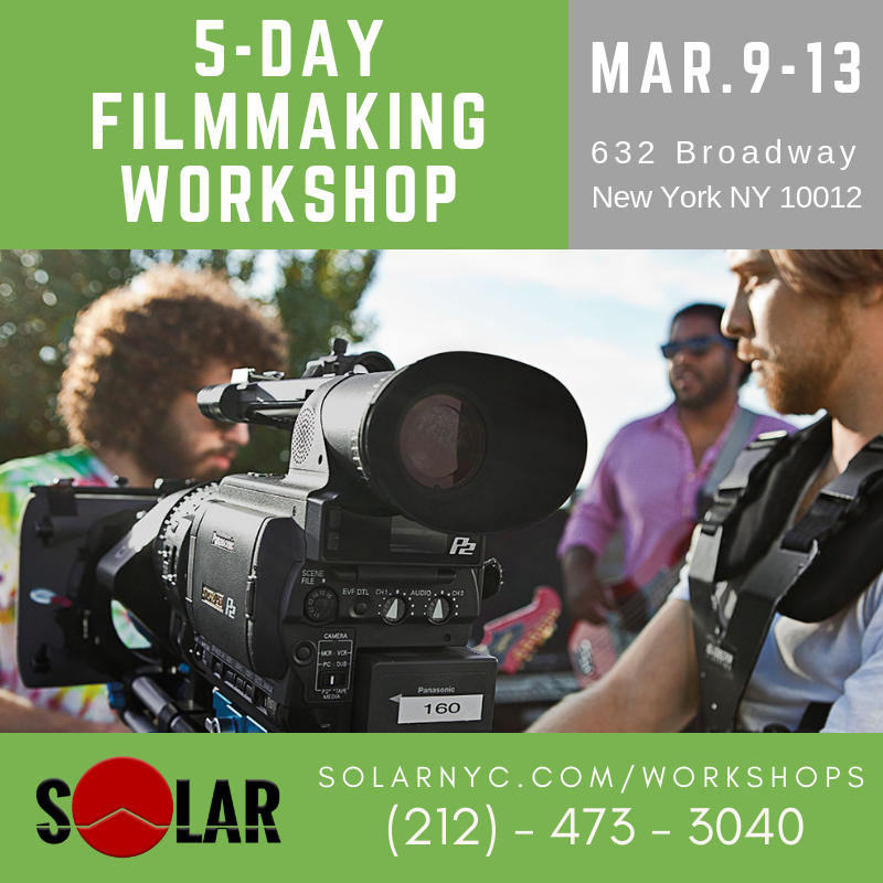 SolarWorkshops's tweet image. Always wanted to be a filmmaker?
Start looking at life through the lens!
Join our 5-Day Hands-on Filmmaking Workshop March 9-13!
solarnyc.com/workshops
Start your journey here!
#filmmakingworkshop #directing #directingworkshop #directingclass #lighting #cinematography