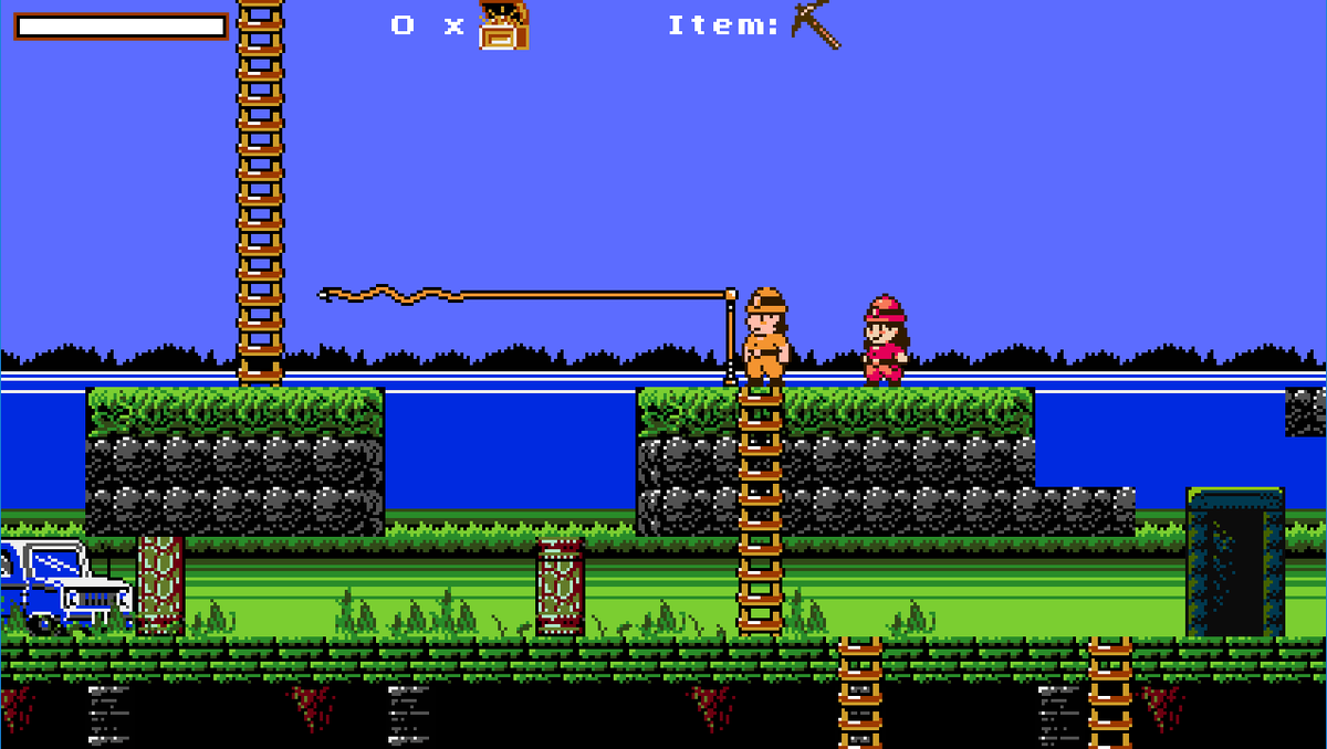 bitinkstudios's tweet photo. This is what #SuperHinkingLeague looked like exactly two years ago. At the time I was experimenting with a metroidvania game design. Then I changed to competitive platformer and that's when development skyrocketed. Added a current screenshot for comparison! #indiedev #gamedev https://t.co/rvYwOpPHDn