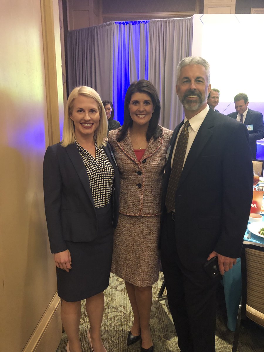 AZChamber's tweet photo. An honor to be with global leader and manufacturing advocate @NikkiHaley at today’s @ShopFloorNAM meeting.

Thank you for being in Arizona and joining the conversation with manufacturers from across the country! https://t.co/7JP72XndZE