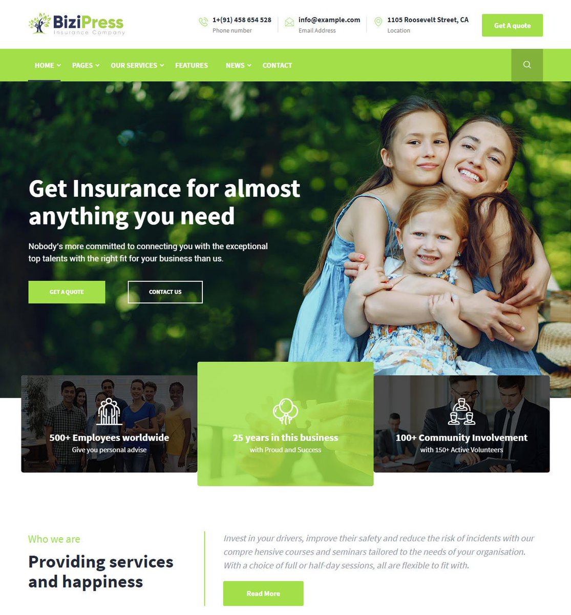 responsivemrcl's tweet photo. #Insurance is all about trust. Find new clients, showcase your services, and explain your insurance services and products with our collection of best #insurancecompany #WordPress themes. 
https://t.co/ZOWcRQZeug https://t.co/I1TIiZzjxa