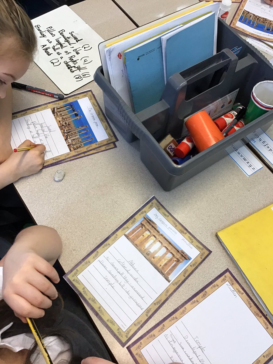 tankersleyspy3's tweet photo. This week we have been looking at poetry linked to our topic about Ancient Greece - we have created our class book of cinquain poems as part of our BIG WRITE today ! #syllables #alliteration #similie #personification #poetryisfun https://t.co/yAgaoZcz9o