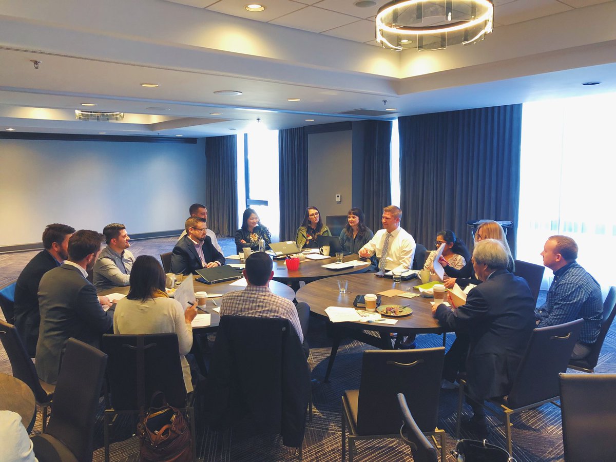 AshleyEWaldron's tweet photo. Jeff Blakely leading the @awwa #youngprofessionals committee through group-editing our standard operating procedure. Very excited for the #YPTraining later today! #AWWA #Myroleinwater https://t.co/gEQMOi8p5k