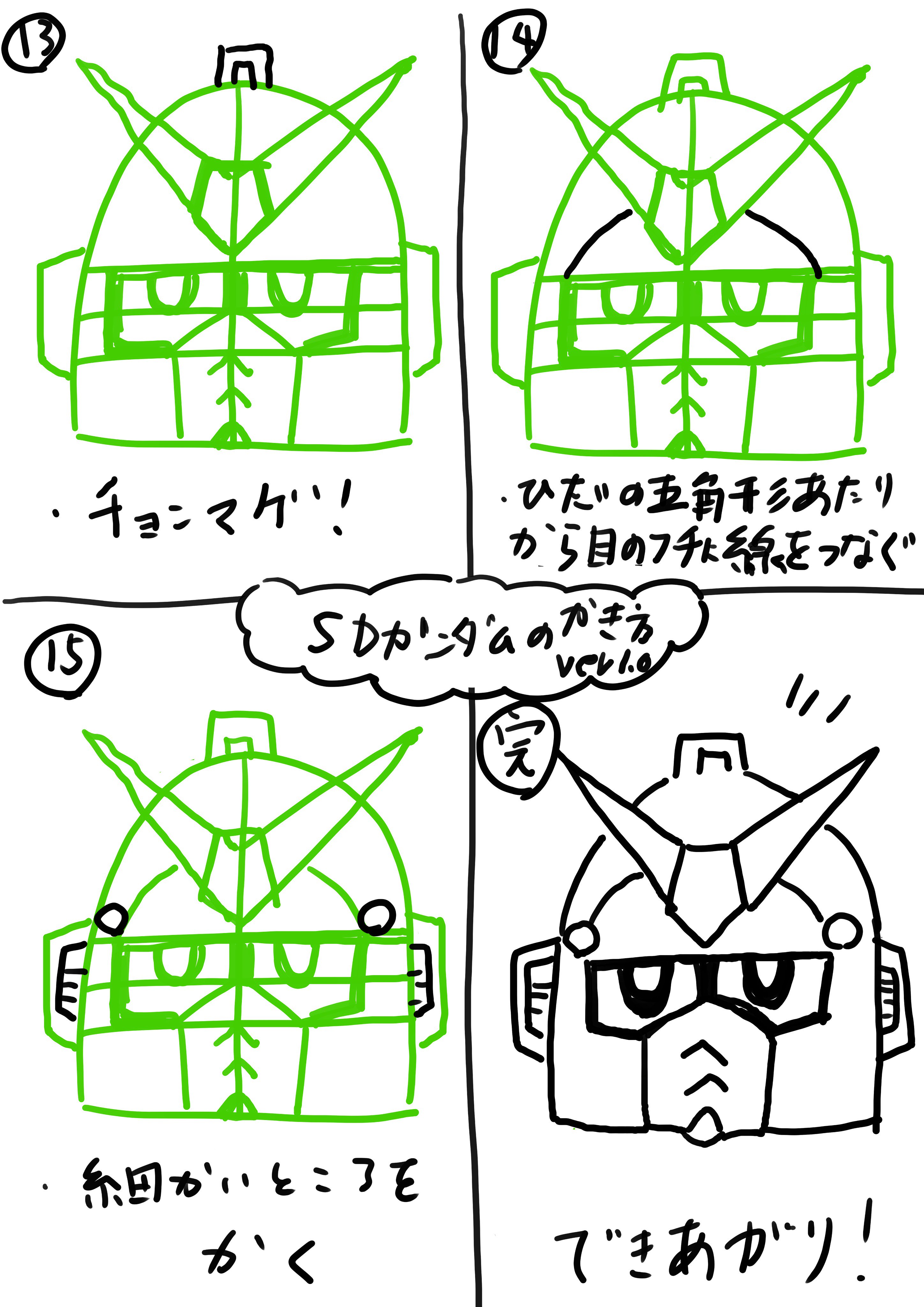 Sdガンダムの描き方教室 Twitter