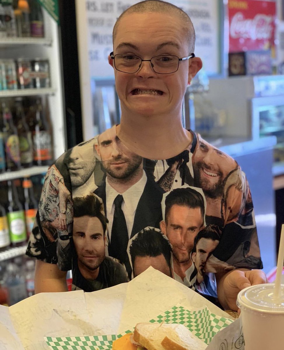 JacobZachmann's tweet photo. It’s my brothers dream to meet @adamlevine. Can you help make it happen? RT 🙏🏻 @TheEllenShow https://t.co/ZV519dg6vJ