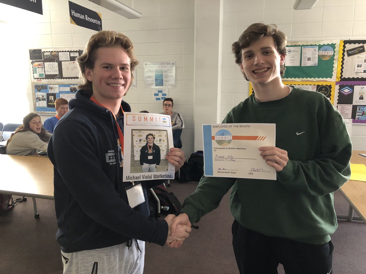 NVSummitCorp's tweet image. Congratulations to Michael Viola for earning employee of the month for March, your hard work paid off!