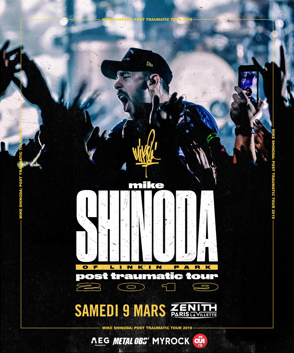RockUrLifeNET's tweet photo. Jouez et gagnez vos places pour @mikeshinoda et @coco_bans samedi au @Zenith_Paris sur @RockUrLifeNET ! https://t.co/JxjuyoLN4p #MikeShinoda #CocoBans #ZenithParis #PostTraumaticTour #PostTraumatic #LinkinPark #RockUrLife https://t.co/bTusx2zKEn
