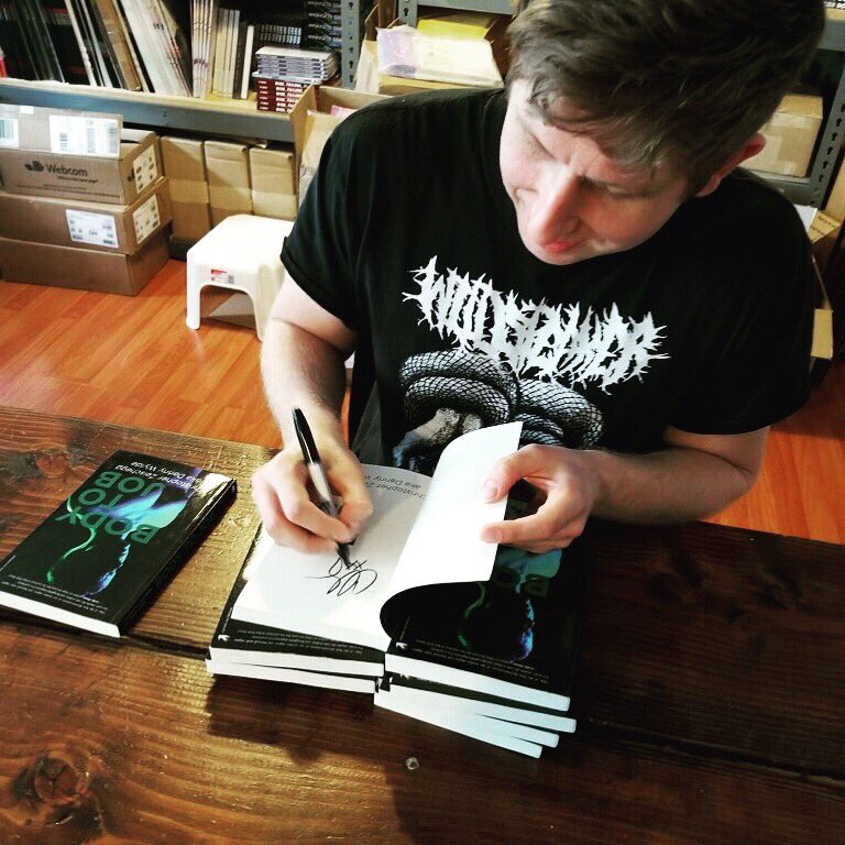 chriszeischegg's tweet photo. just stopped by @rarebirdlit to sign a few more copies of #BodyToJob ... head over to their website https://t.co/P9PGwYTE21 and click on ‘signed books’ to get your copy. they ship internationally. https://t.co/vt28nyKeea