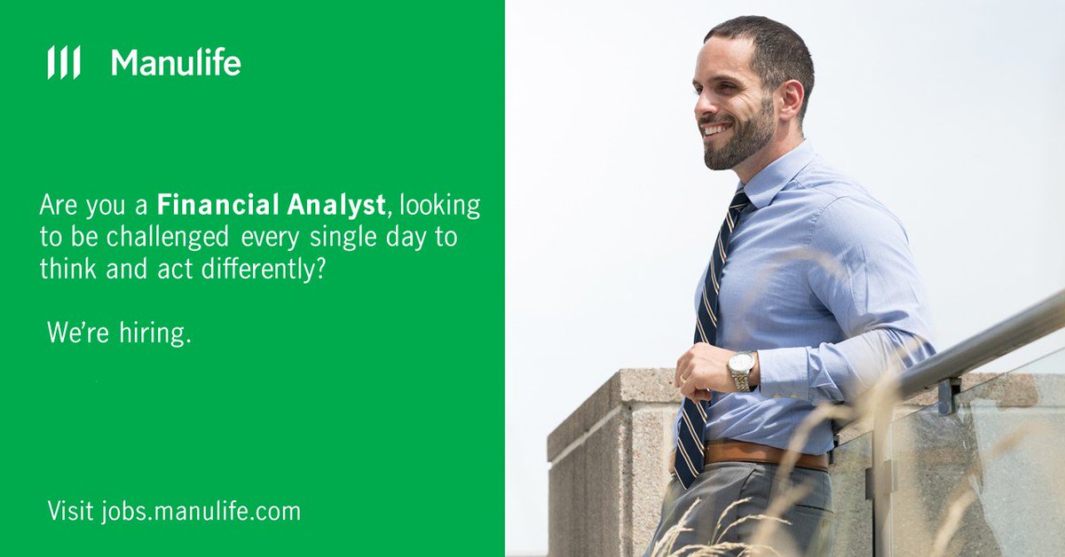 ManulifeJobs's tweet photo. Are you looking for unlimited opportunities to develop and succeed? We’re #hiring a #FinancialAnalyst in #Toronto. Join us! https://t.co/VRnDPlgBbW https://t.co/xffmipsidj
