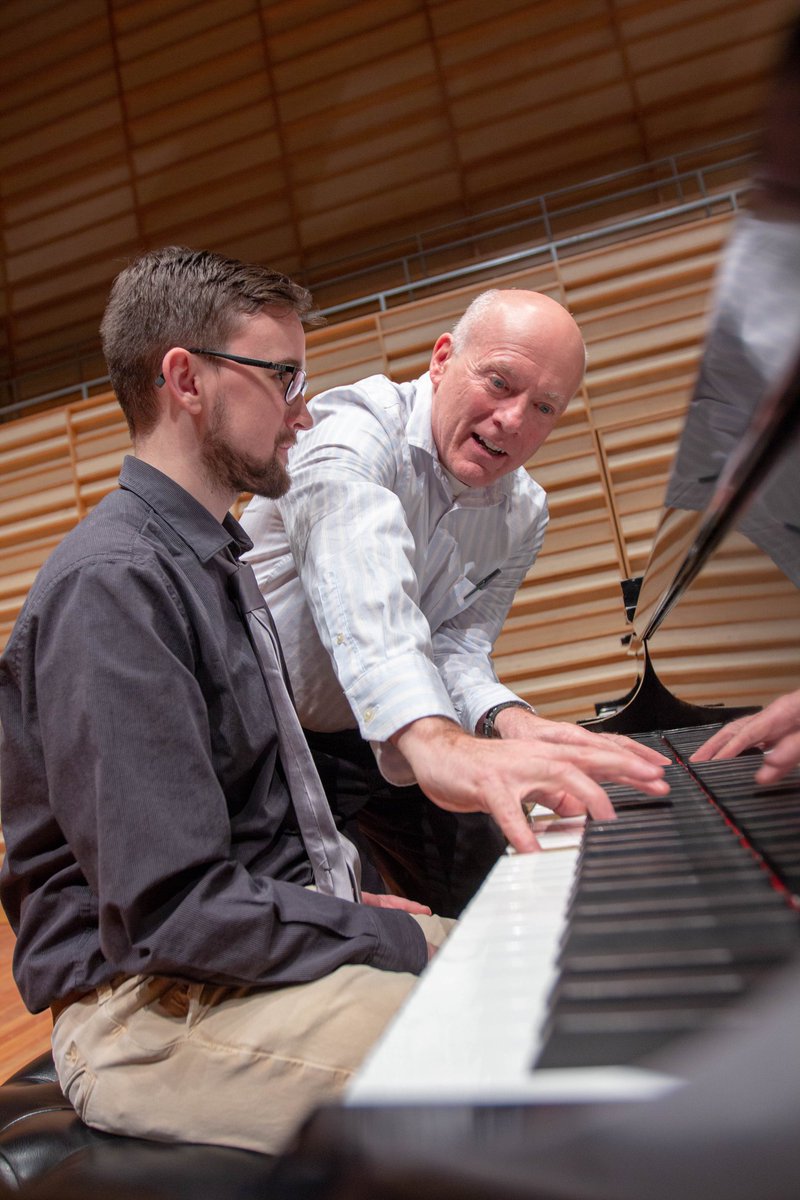 fredoniamusic's tweet photo. Fredonia piano faculty Eliran Avni and Sean Duggan gave an in-house master class for students last week. #FREDMusicFaculty #FREDrocks #FREDinspires https://t.co/wH2xbkkrAK
