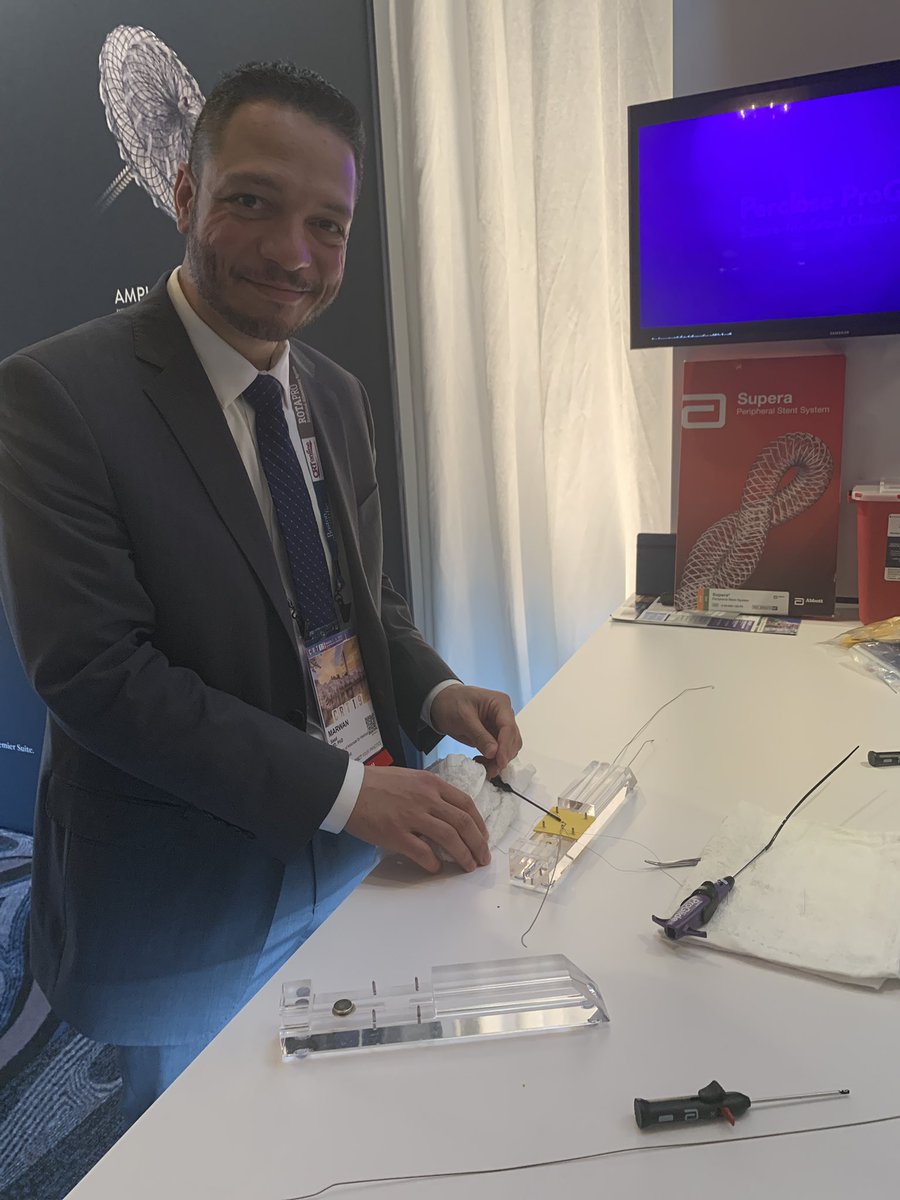 WahajAmanMD's tweet image. Proglide hands on session with @MarwanSaadMD #proglide #perclose @CRT_meeting #CRT2019