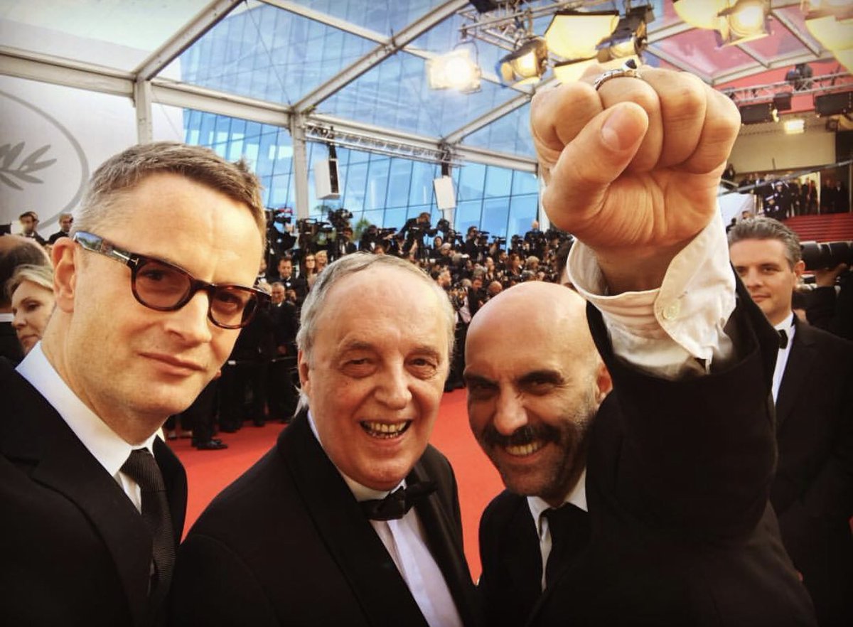 TheCinegogue's tweet image. Refn, Argento, and Noe.