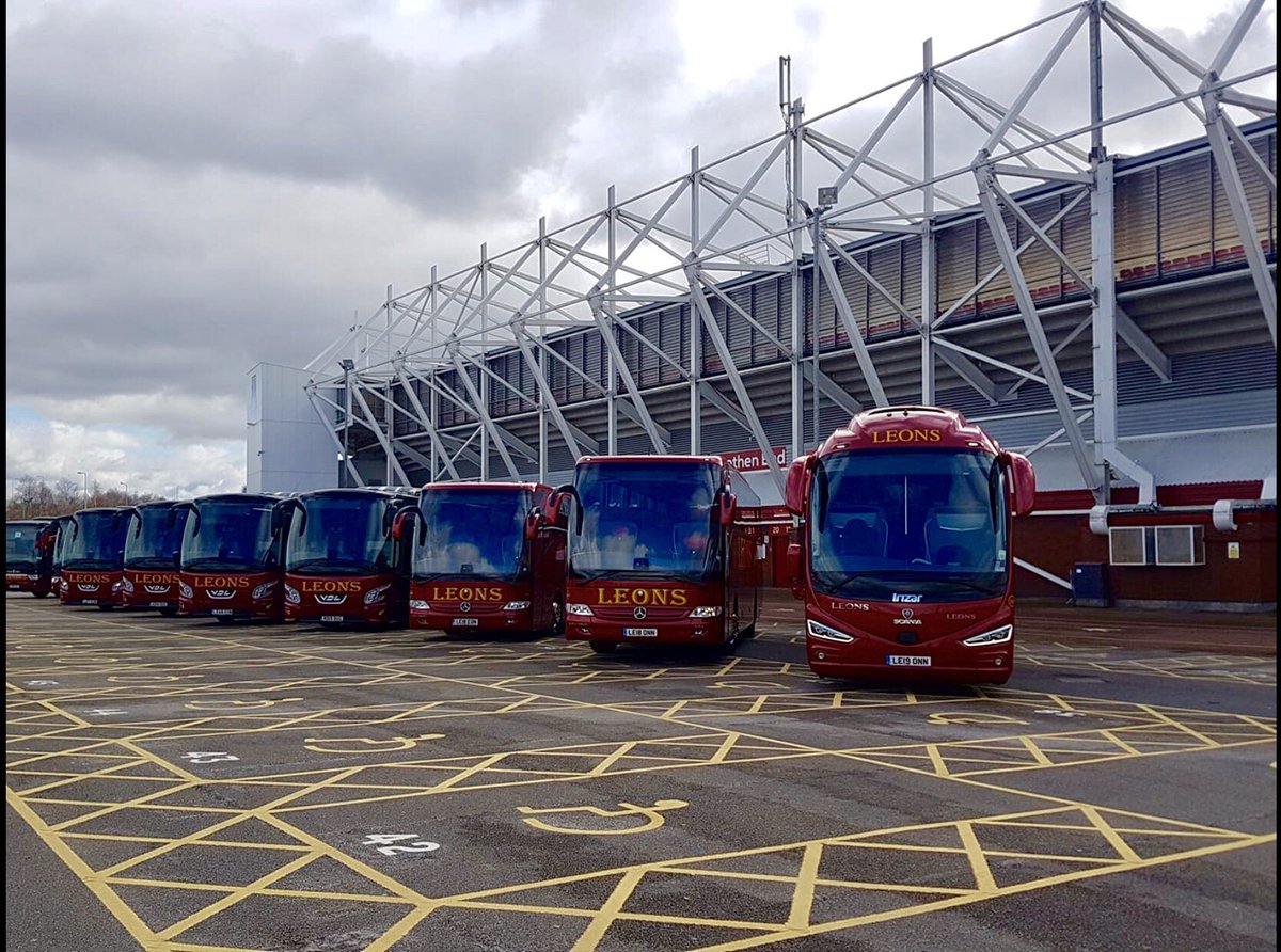 leonscoaches's tweet photo. It was an honour to supply the coaches for the transport of family and guests for the funeral of Gordon Banks OBE 

#GordonBanks #StokeCityFC https://t.co/OHPkfYce3t