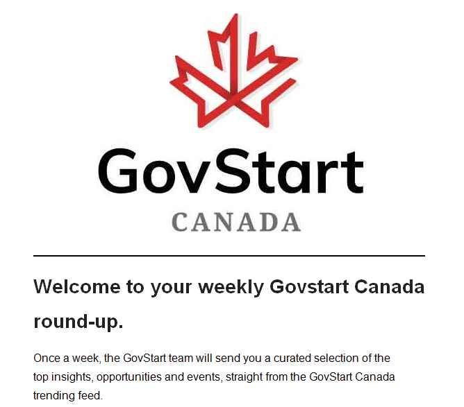 govstartcan's tweet photo. #DYK #GovStartCan members receive weekly updates with all the latest #cybersec #AI #IT procurement offerings from across #Canada. Learn more about what is included in our membership pckg https://t.co/iTMXnKLCI3 https://t.co/L7koLNTgnE
