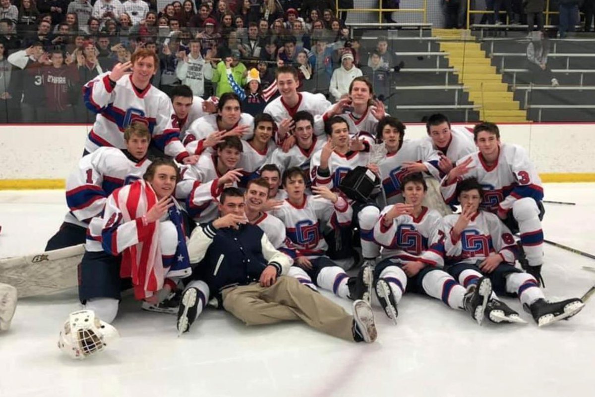 PhSportsDigest's tweet photo. PCL ICE HOCKEY: Third Time's a Charm for @OharaLionsPuck as @OHara_Lions Win 3rd Consecutive Title in Double OT Against @FJHockey - See story here: https://t.co/pOKz63AzLi https://t.co/IO8lznNlqm