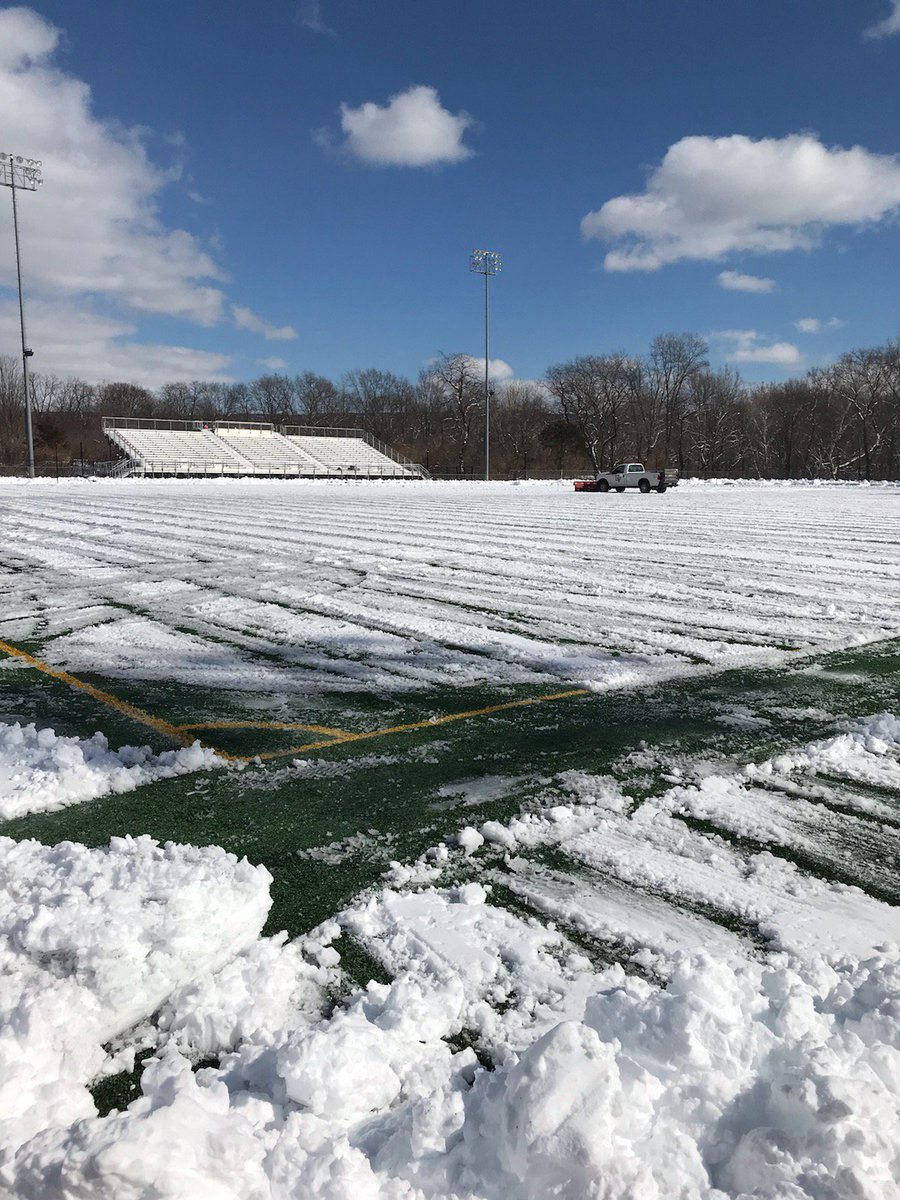 DV_Lax's tweet photo. Thank you to our building and grounds staff for preparing the turf for Spring Sports.  Can not wait to begin tomorrow https://t.co/88HsK6CJZk