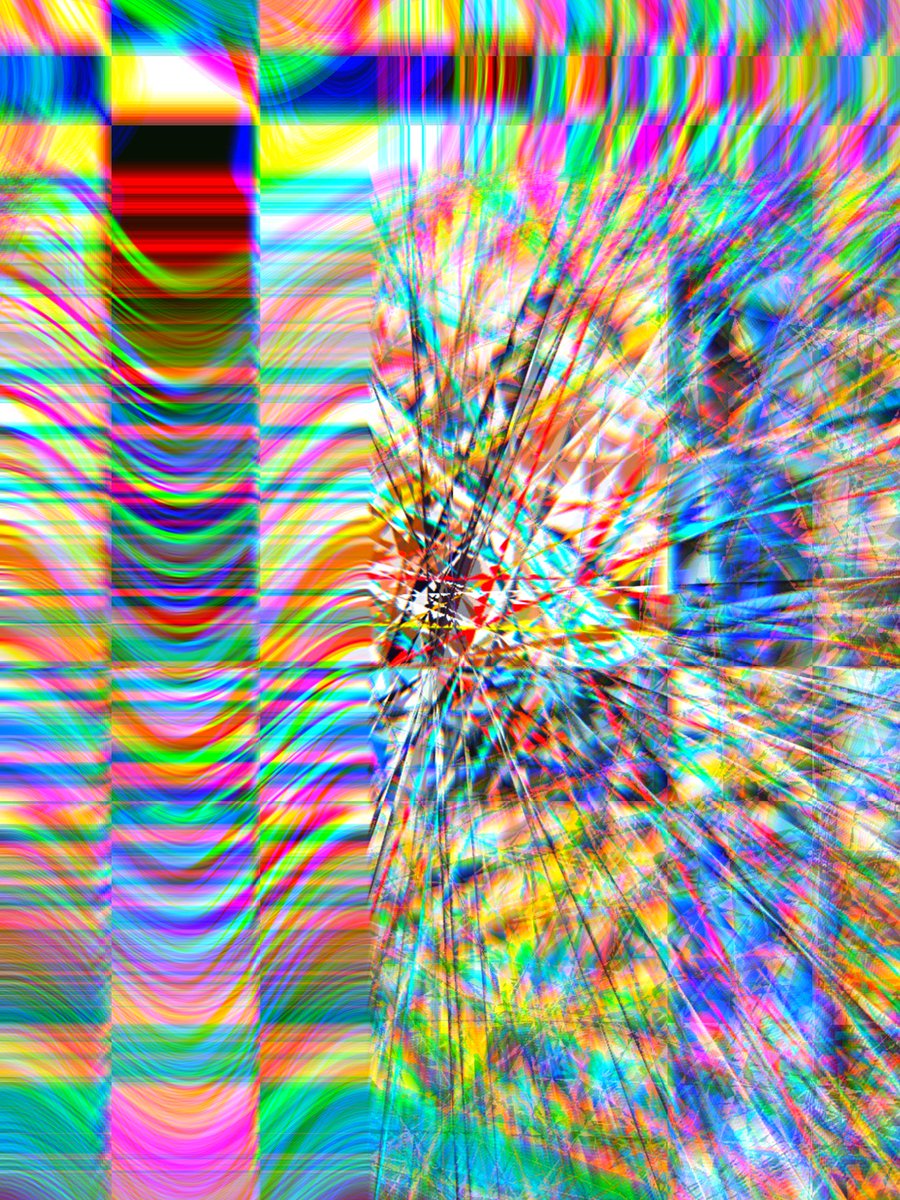 unityofmulti's tweet photo. "Carnival 2019" #dailyart 062
Based on a selfie, I took today at the Rose Monday parade in Bonn. Processed with #pixelisdata and #glitche apps.#cryptoart #generative https://t.co/aFsFd1CWMy