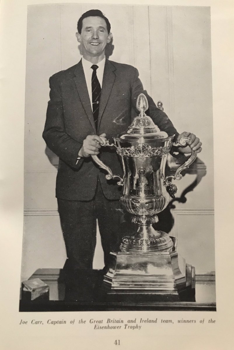 BushmillsInn's tweet photo. As part of the golf memorabilia which we are proud to display for the 1st time in NI is the official programme from the 1960 #amateurchampionship held @royalportrush which was won by #JoeCarr @CarrGolfTravel #NIMadeforGolf https://t.co/NFbNlsYRB4