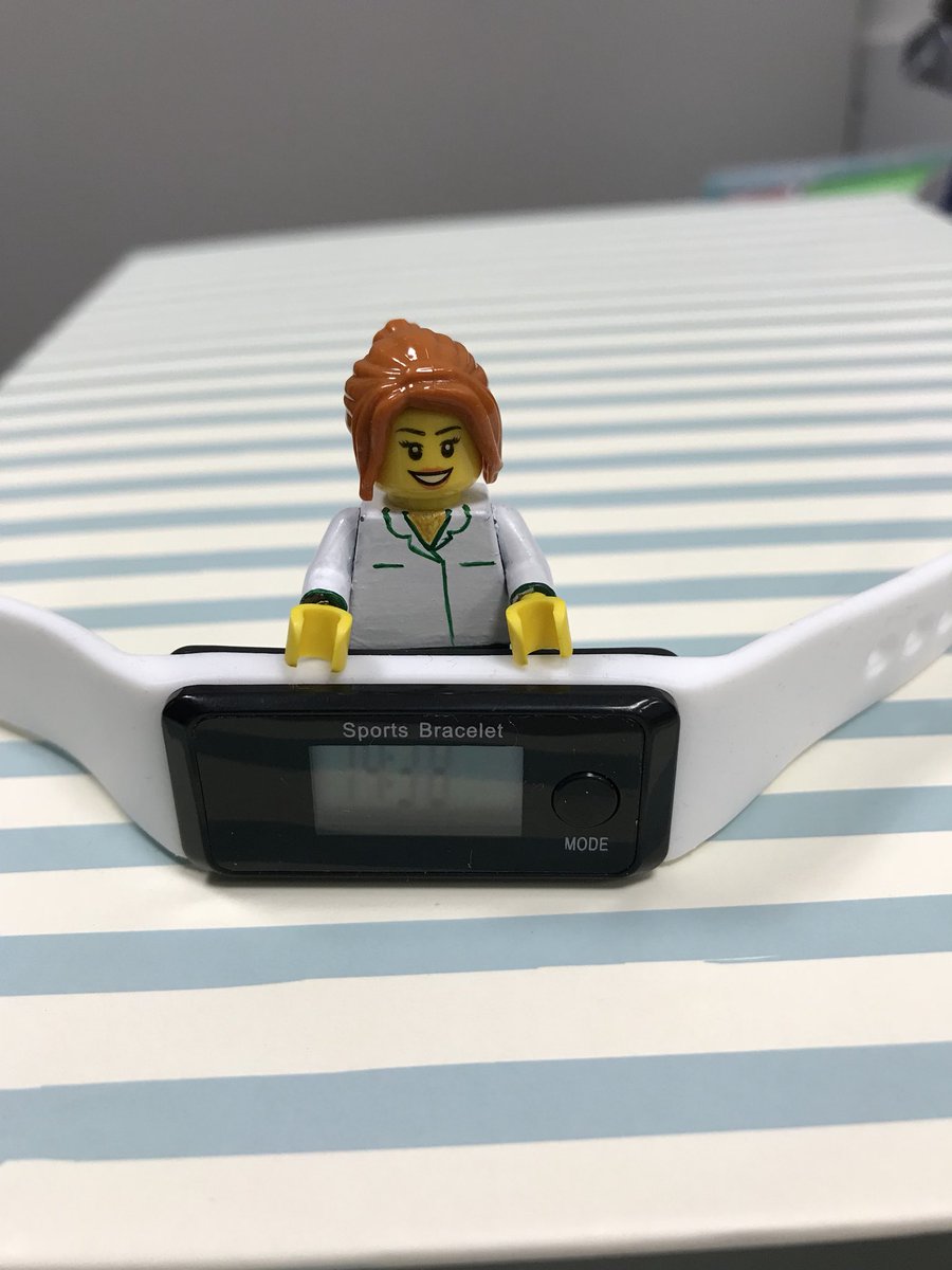 JodyDennisOT's tweet photo. #LegoOT is very happy with the package that arrived yesterday, pedometers to trial in the #strollers group. Now our service users will be able to see how many steps they are doing each day #closingthegap @WrekinWards @mpftnhs https://t.co/JIq9fnAWSa