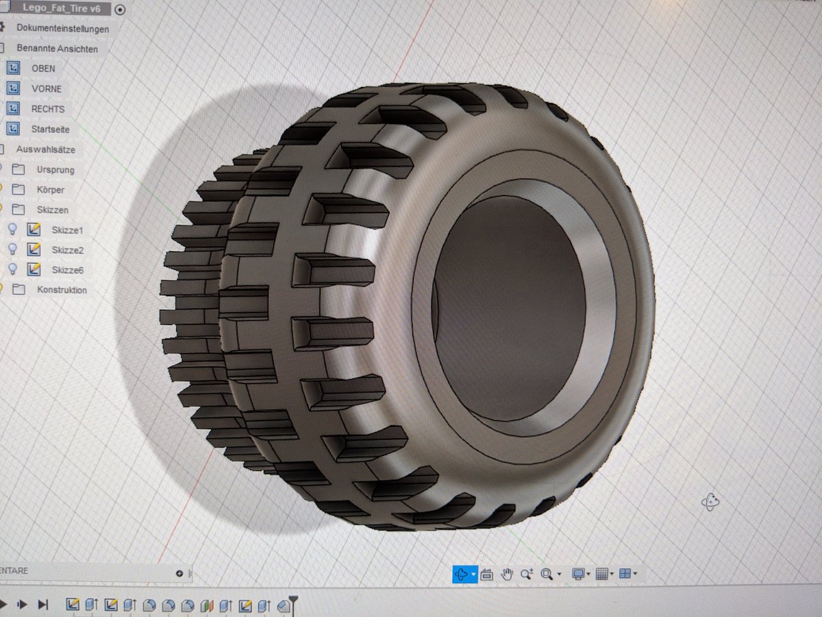 kr_stefan's tweet image. We needed some more &quot;action&quot; tires . So we designed some monstertruck tires for the #LEGO desert buggy. #polyflex #3Dprinting printed on @Prusa3D MK3 thanks to @joeltelling @makersmuse @toms3dp @FromPrusa @3dmakernoob @CNC_Kitchen - empower creativity 💪👍 ⬇️ thing:3469095
