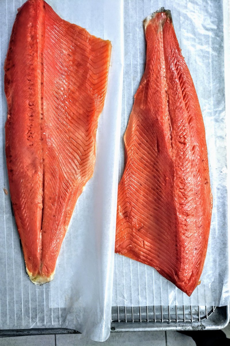 fornocultura's tweet photo. The #artofprocess dry-cured in salt #coldsmoking process #kristapsonssmokedsalmon #fornocultura #mocatoronto NEW #apperitivo program Coming soon! https://t.co/0ZWzzJ7yiP
