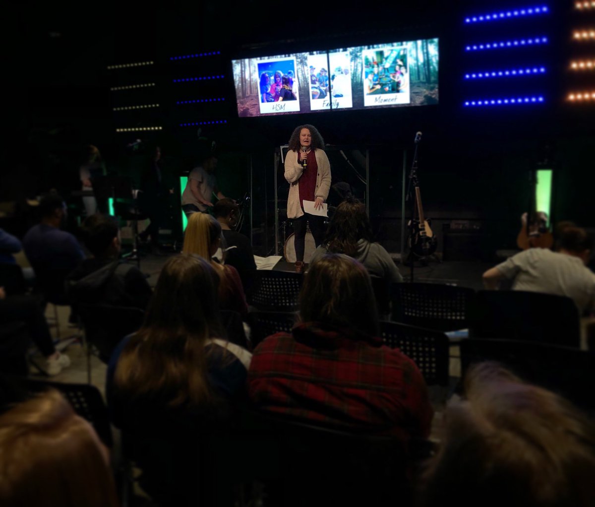 merxleben's tweet photo. Every week at our high school service, one of our students shares during our Family Moment. Yesterday, Alyssa shared the heart behind why we meet in small groups every week. She challenged us to help each other go far in our walk with God. #HSMfamily https://t.co/HjhtN1aPtF