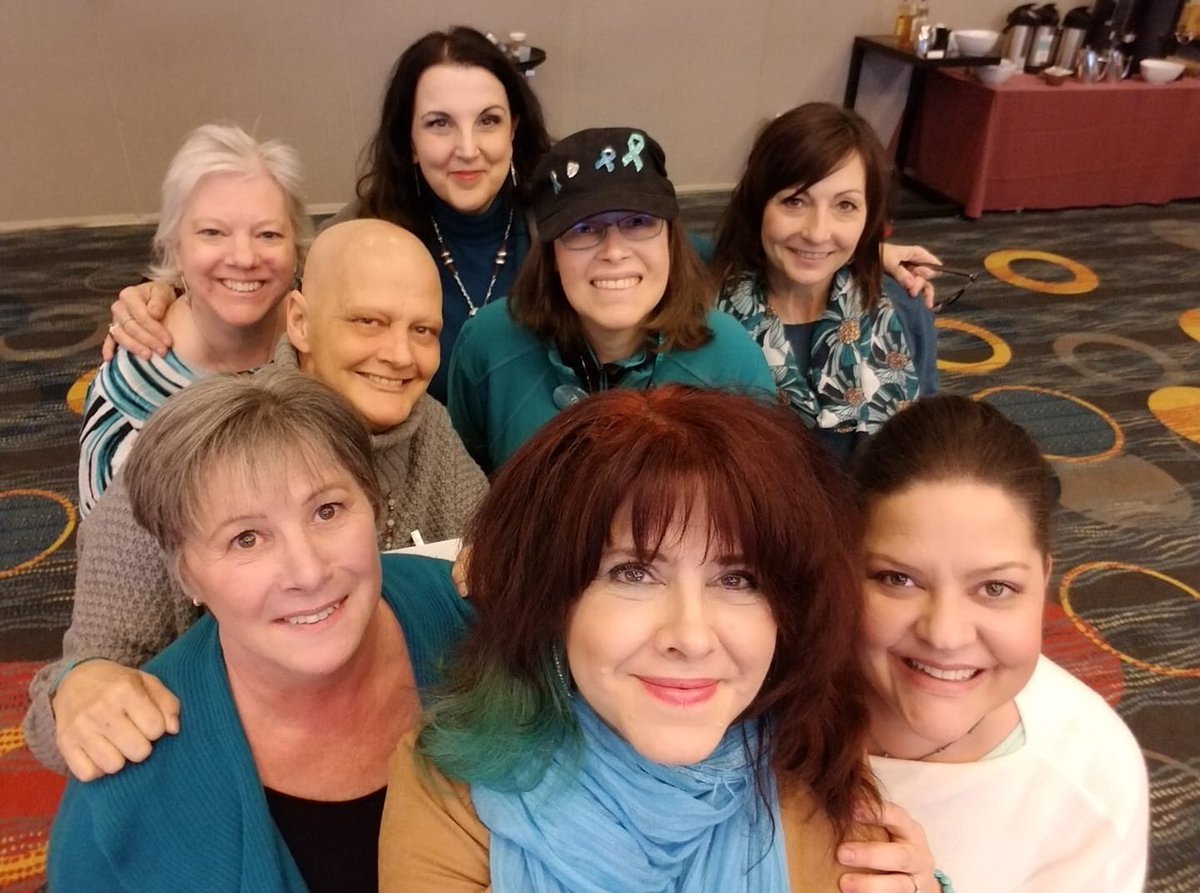 TealDivaNC's tweet photo. We would have never met if it wasn’t for ovarian cancer. So while not something we would ever want to give credit to but good things do come from this disease. #ocrahope #tealaction #hopeforheather #tealdiva #wnyovariancancerproject #ovariancancer101 https://t.co/QzZqmWca0q