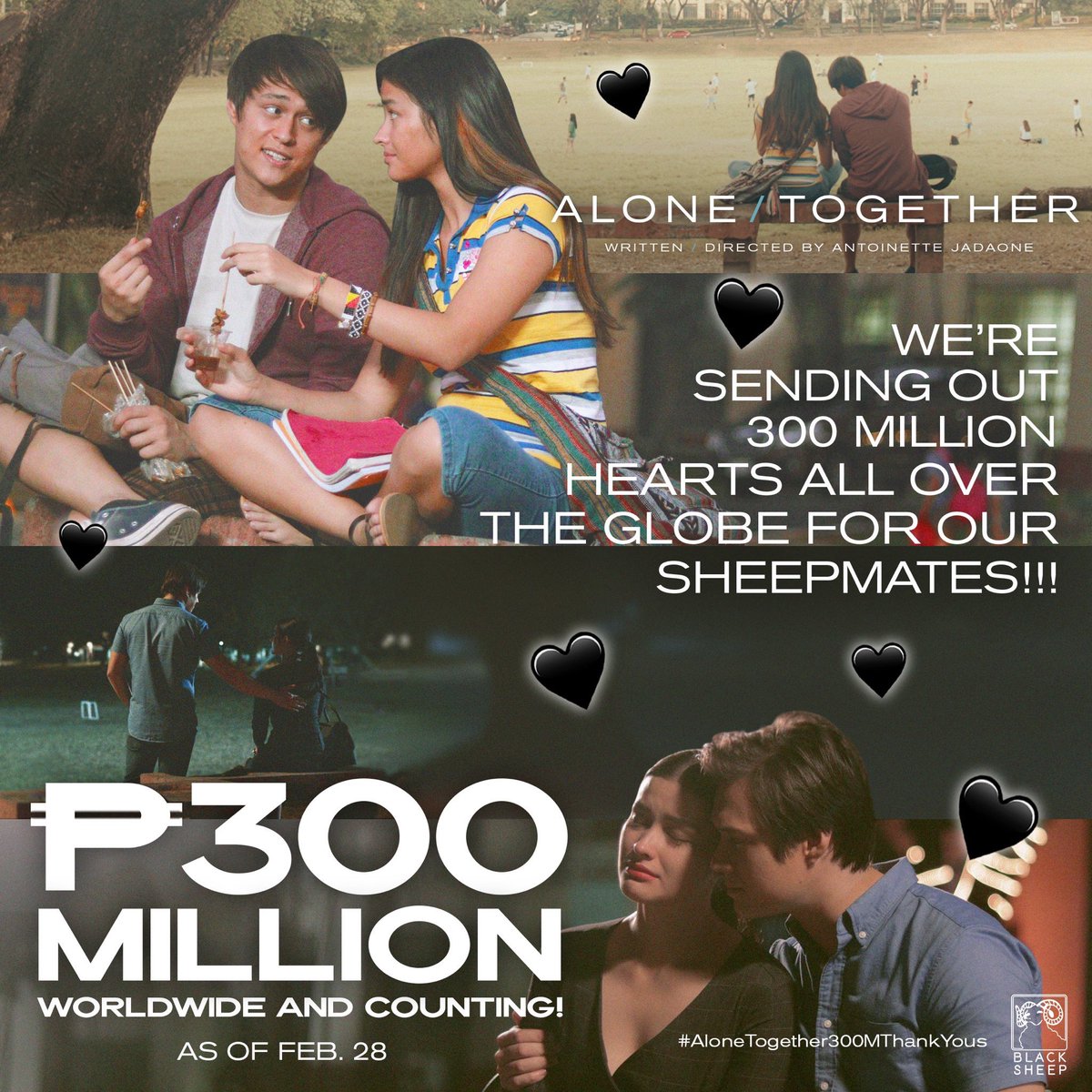 LizaLoversM's tweet photo. Congratulations LizQuen #VoteLizaSoberano #KCA @lizasoberano @itsenriquegil #AloneTogetherWeek3Strong direk @tonetjadaone @Black_SheepPH https://t.co/LYc3b5SZgN