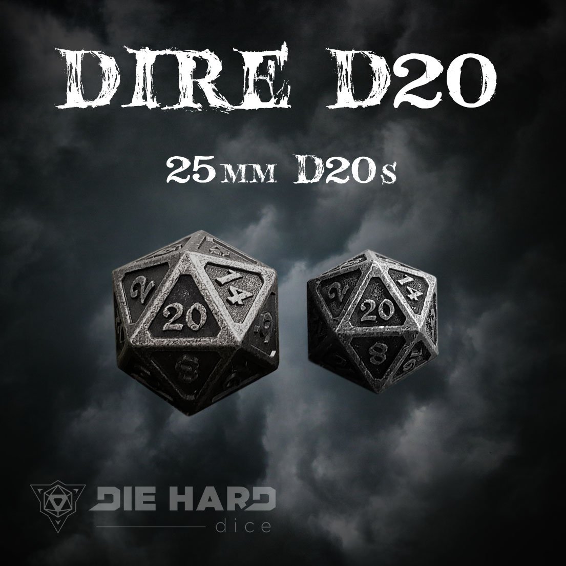 dieharddice's tweet photo. Our tastefully oversized 25mm #DireD20s are now available https://t.co/UyUDOxejCw
#DHDcustom #castlediehard #diceporn #dicedicebaby #dnd #pathfinder #TTRPG https://t.co/Gf61PZMEzW