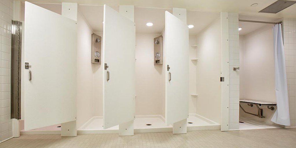 InproCorp's tweet photo. Give your students the sense of home when entering a communal shower setting with Endurant Shower Partitions. They are built to last, protect privacy, and can be customized to meet the needs of your project! 
#privacy #custom #education #washroomdesign 
https://t.co/gpuIgnkfXq https://t.co/9UtH8E6RT3