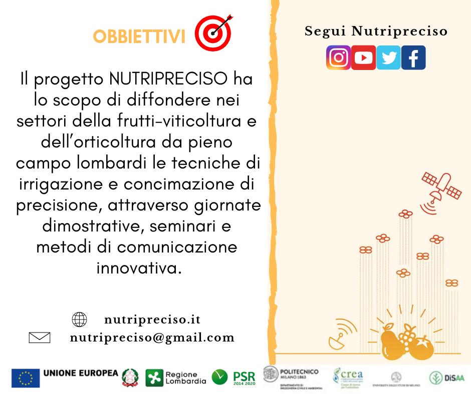 nutripreciso's tweet photo. Quali sono gli obbiettivi del progetto #nutripreciso? Eccoli illustrati 👇 https://t.co/6RZcaL2Lq3