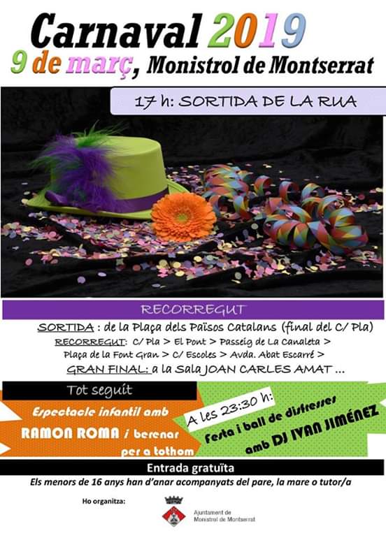 9 de març Carnaval de #monistroldemontserrat #bages